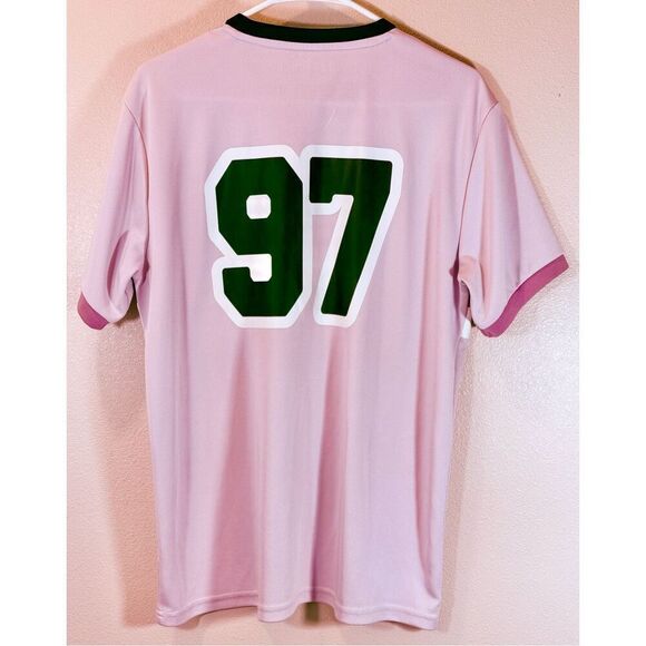 Dragon Ball Z Bulma Pink 97 Jersey - BoxLunch Exclusive Women’s Medium - Picture 7 of 16